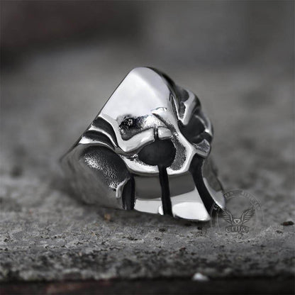 Gthic Sparta Stainless Steel Skull Ring