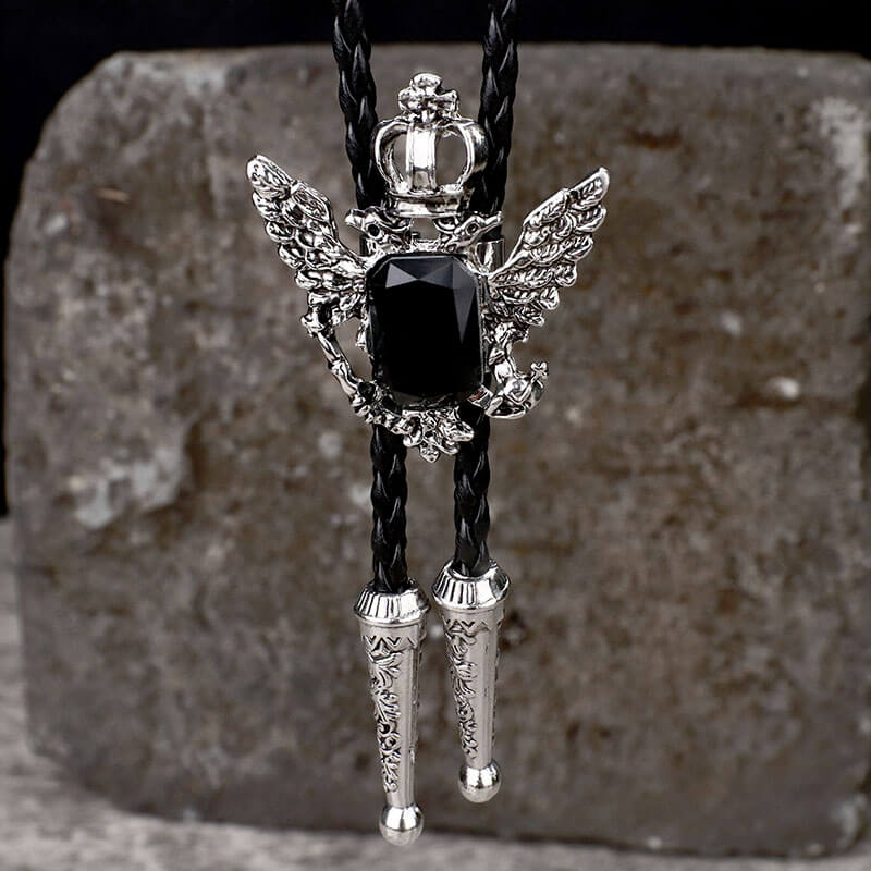 Double-headed Eagle Alloy Cowboy Bolo Tie