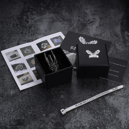 Helm of Sauron Stainless Steel Ring