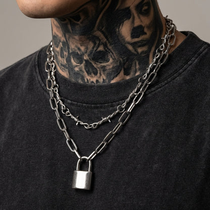 Paperclip Lock Necklace