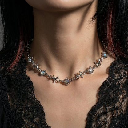 Opal Barb Necklace