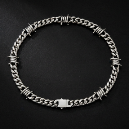 9mm Barb Wire Cuban Chain