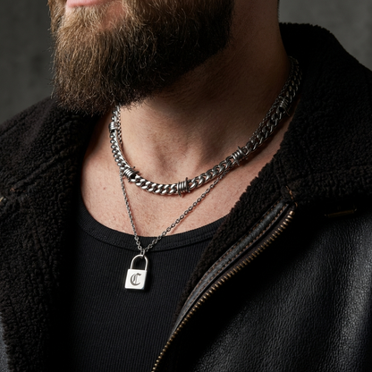 Gothic Lock Necklace