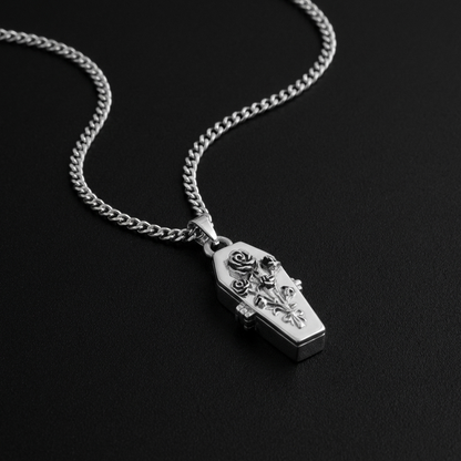 Coffin Locket Necklace