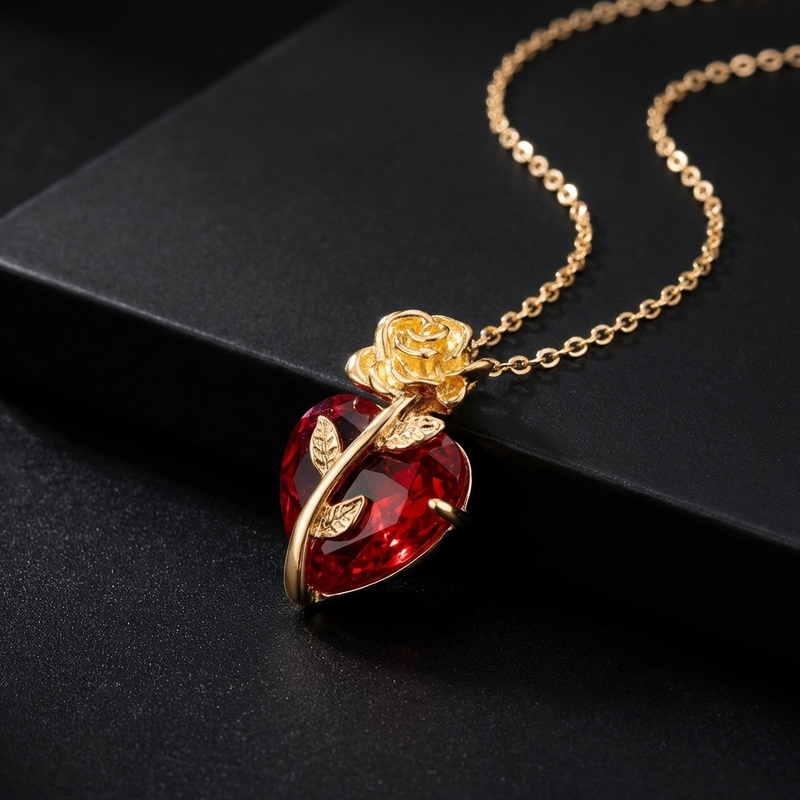 Blood Rose Necklace