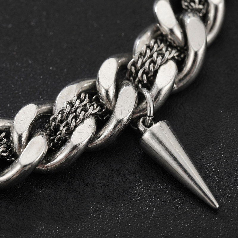 Spiked Cuban Bracelet