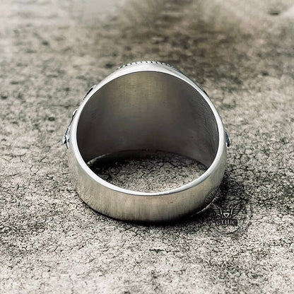 Hobo Nickel Grim Reaper Sterling Silver Skull Ring