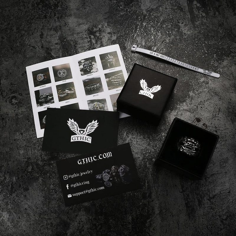 Japanese Demon Stainless Steel Beast Ring