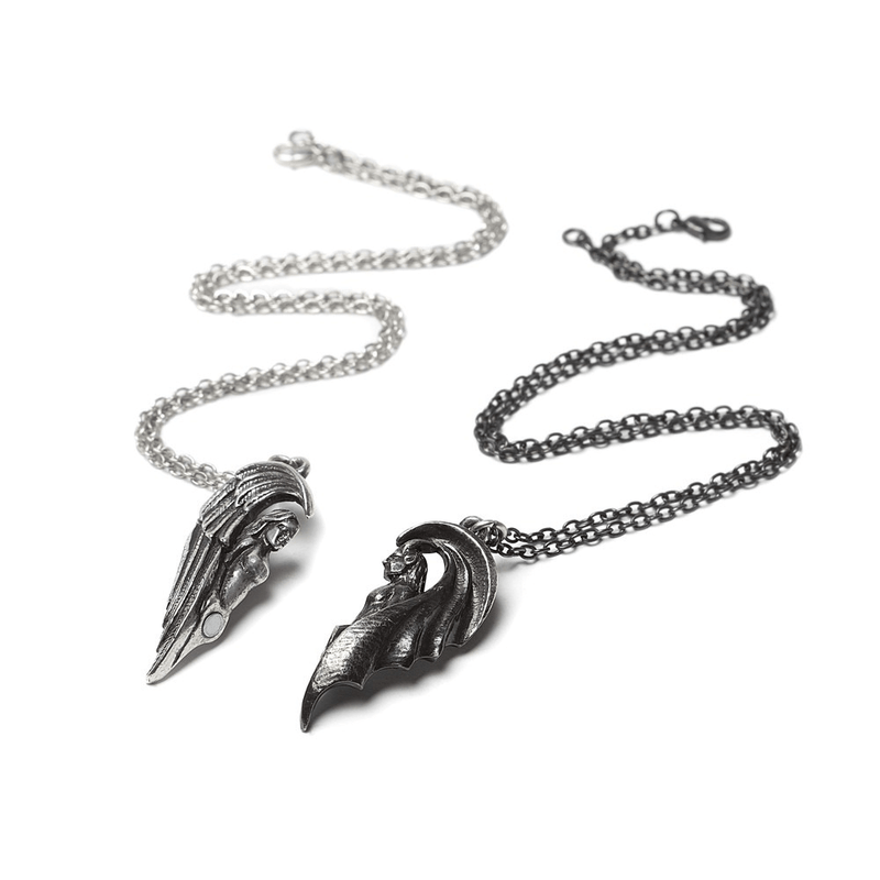 Magnetic Angel and Demon Dark Companions Pendant