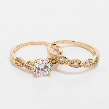 Eternal Infinity Enchantment Crystal Ring Set