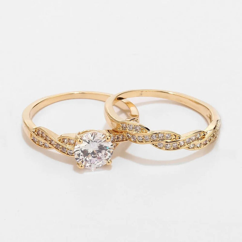 Eternal Infinity Enchantment Crystal Ring Set