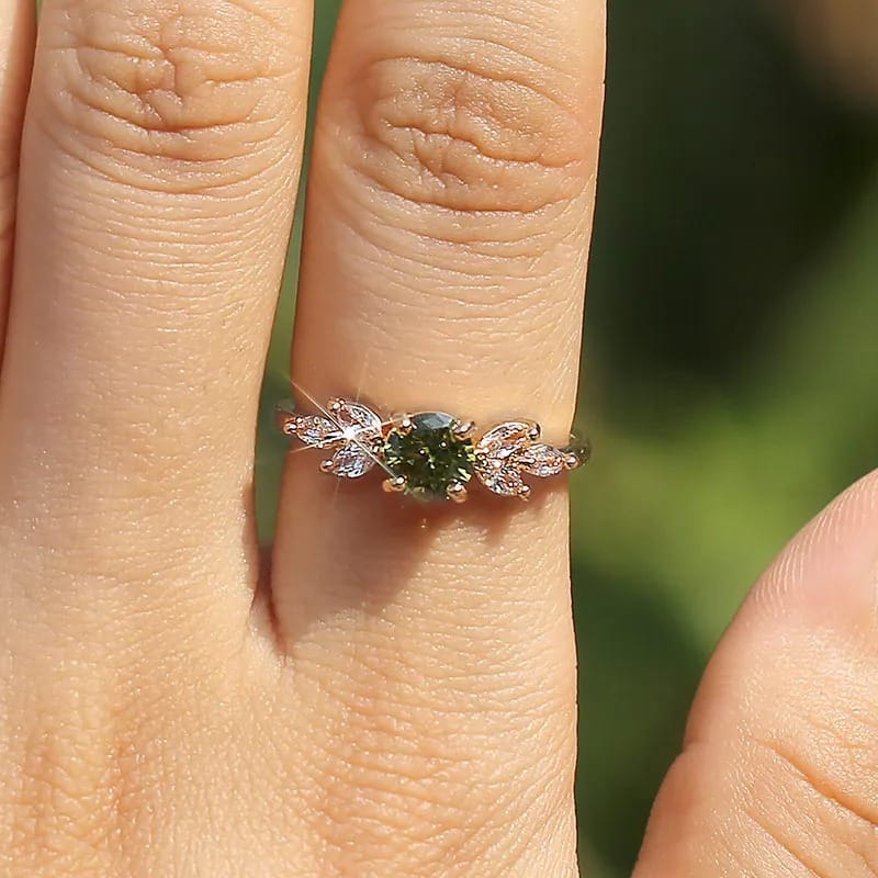 Mystic Emerald Goddess Ring