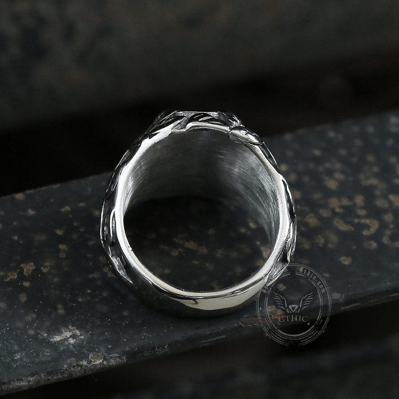 Masonic Symbol Stainless Steel Ring