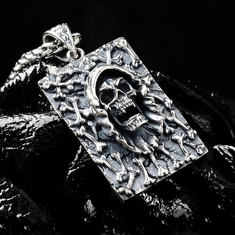 Rock Style Sterling Silver Pendant / Accessories Devil Skull / Alternative