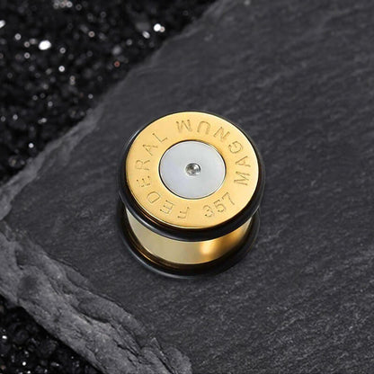 Minimalism Round Stainless Steel Ear Gauge
