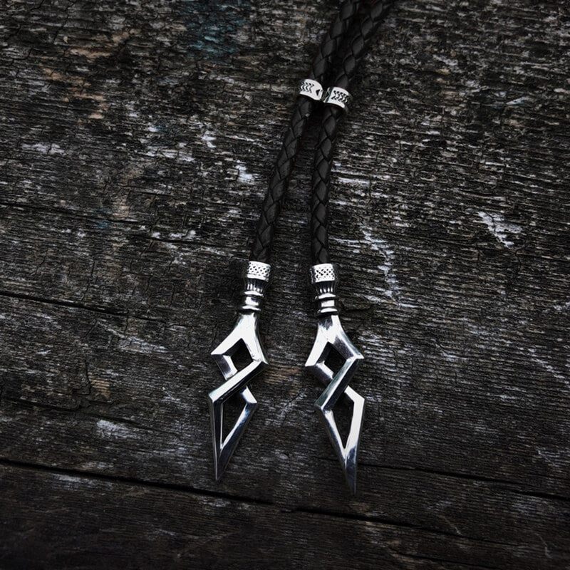 Minimalist Arrowhead Sterling Silver Bolo Tie