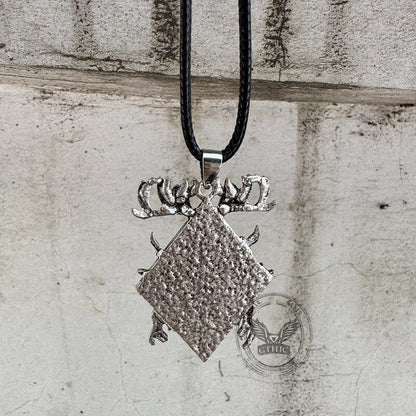 Natural Force Wendigo Skull Stainless Steel Pendant