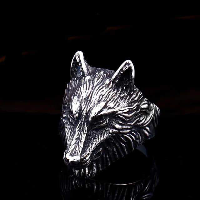 Nordic Wolf Viking Ring / Rock Style Jewelry for and