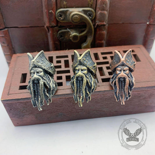 Octopus Pirate Copper Skull Braiding Beads