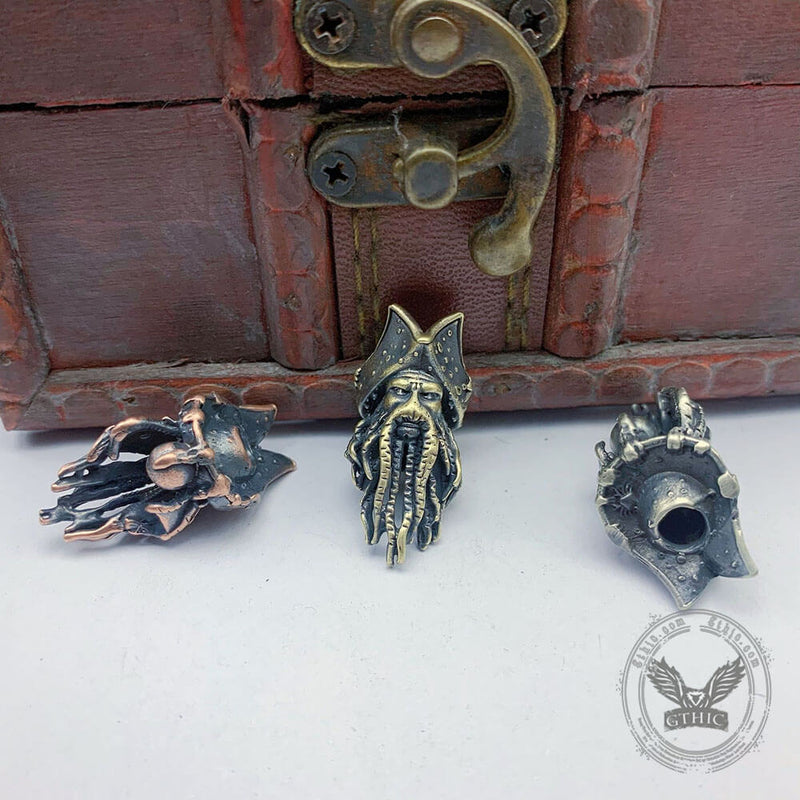 Octopus Pirate Copper Skull Braiding Beads
