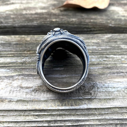 One-eyed Pirate Sterling Silver Skull Ring