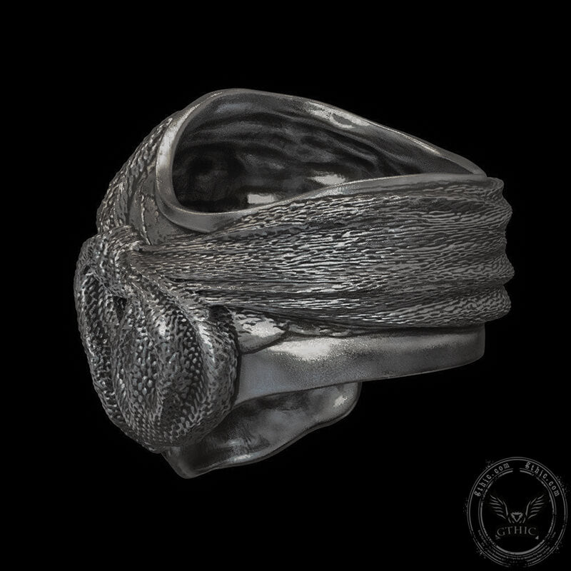 One-eyed Pirate Sterling Silver Skull Ring