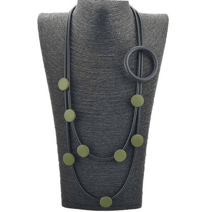 Original Design Rubber Necklaces in Gothic Style / Accessories for
