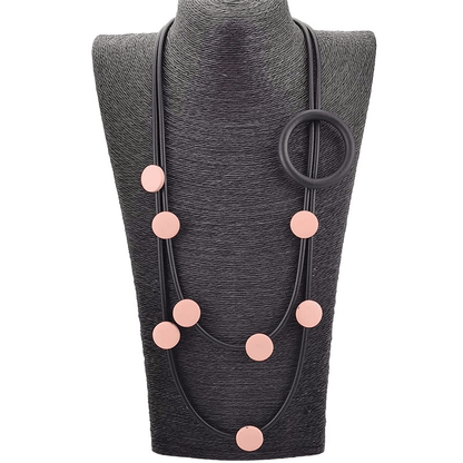 Original Design Rubber Necklaces in Gothic Style / Accessories for