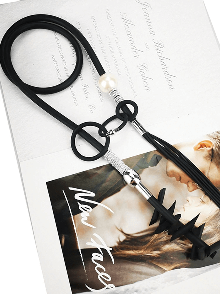 Original Design Necklaces With Removable Details / Punk Female Accessories