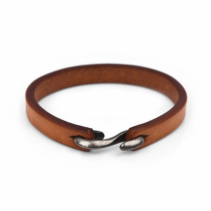 Original Style Bracelets for and / Black/brown Genuine Leather Bracelet