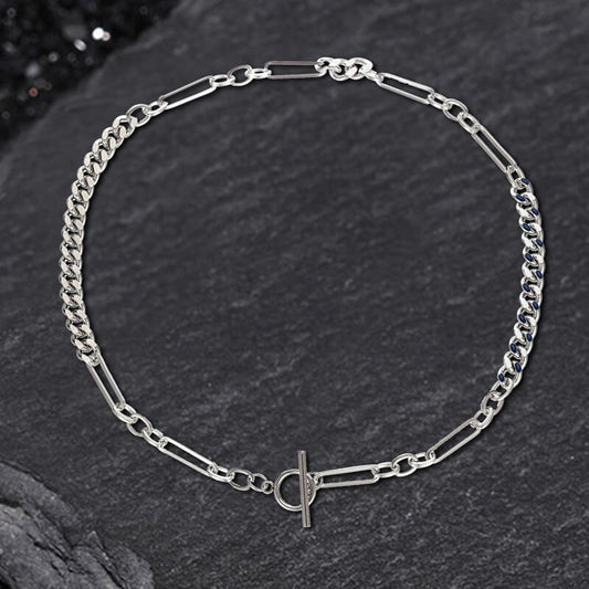 Ot Buckle Cuban Chain Stainless Steel Necklace