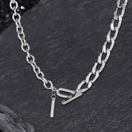 Ot Buckle Stainless Steel Necklace