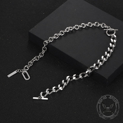 Ot Buckle Stainless Steel Necklace