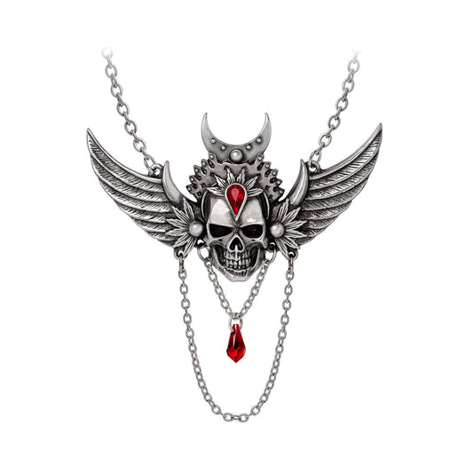 Immortal Ayesha Skull Necklace by Alchemy Gothic