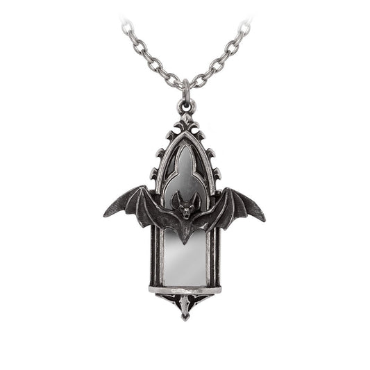 Call of the Undead Mirror Bat Pendant by Alchemy Gothic
