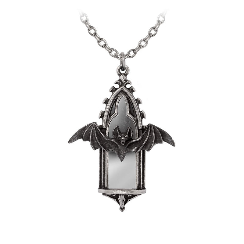Call of the Undead Mirror Bat Pendant by Alchemy Gothic