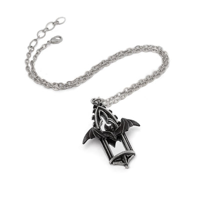 Call of the Undead Mirror Bat Pendant by Alchemy Gothic