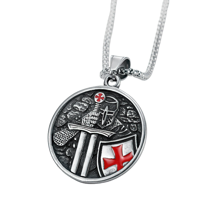 Pendant of Knights Templar Cross / Jewelry of Stainless Steel / Alternative