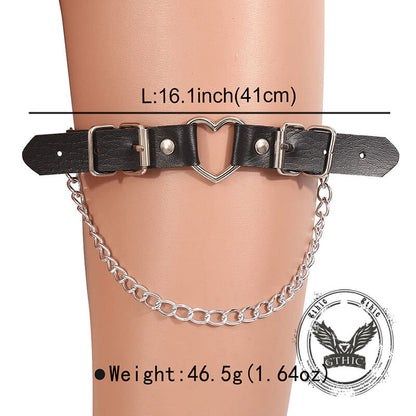 Personalized Lolita Love Chain Gothic Style Thigh Ring