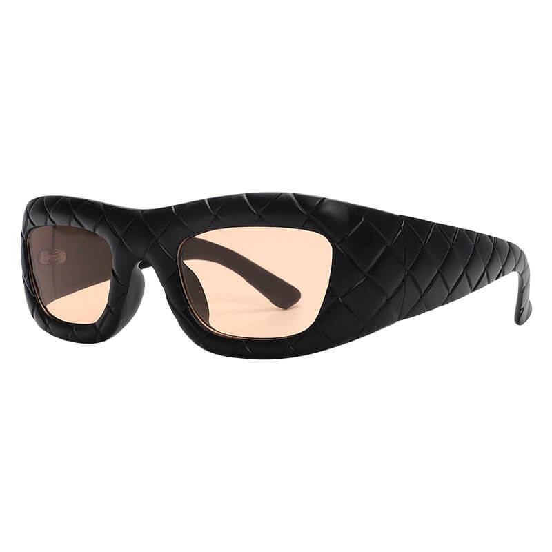 Personalized Thick Frame Uv Protection Pc Sunglasses
