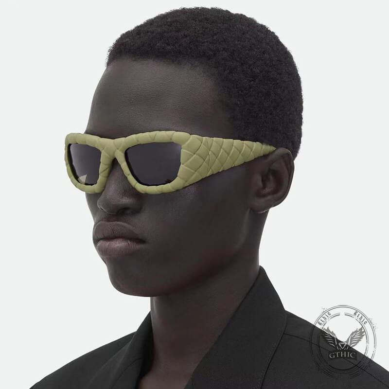 Personalized Thick Frame Uv Protection Pc Sunglasses