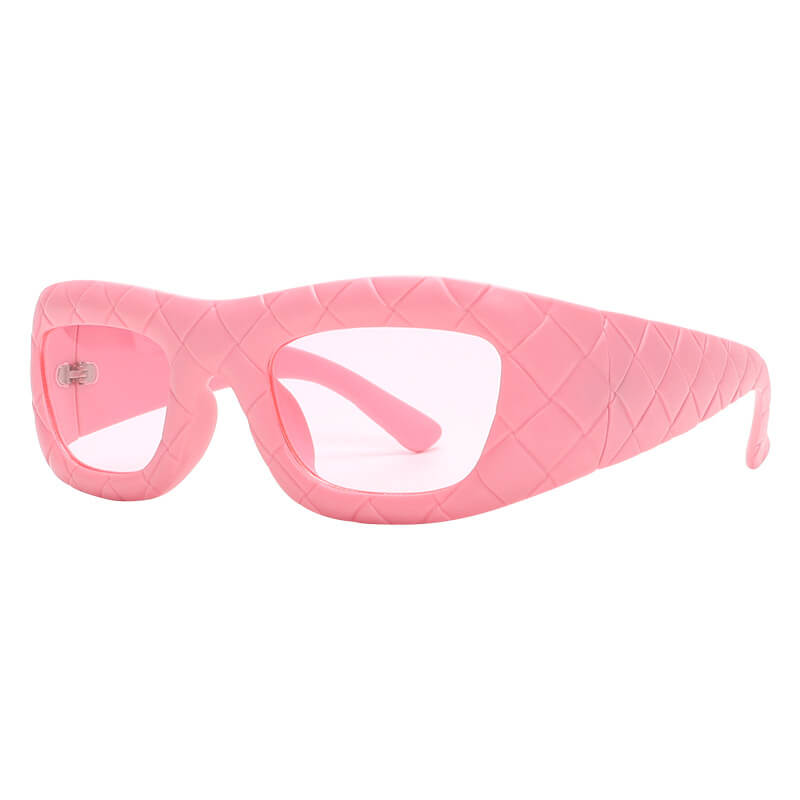 Personalized Thick Frame Uv Protection Pc Sunglasses