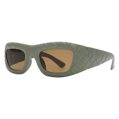 Personalized Thick Frame Uv Protection Pc Sunglasses