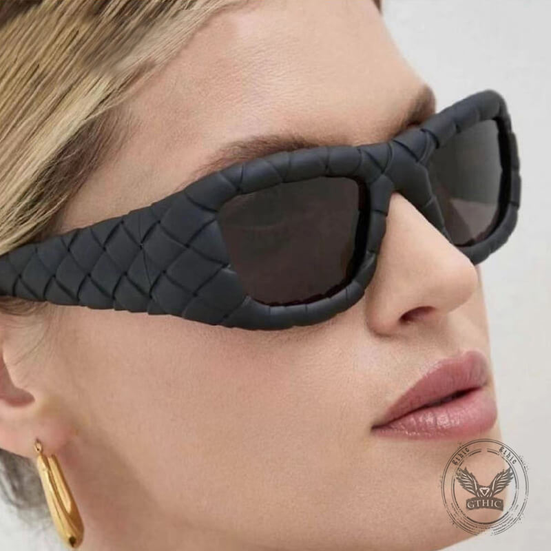 Personalized Thick Frame Uv Protection Pc Sunglasses