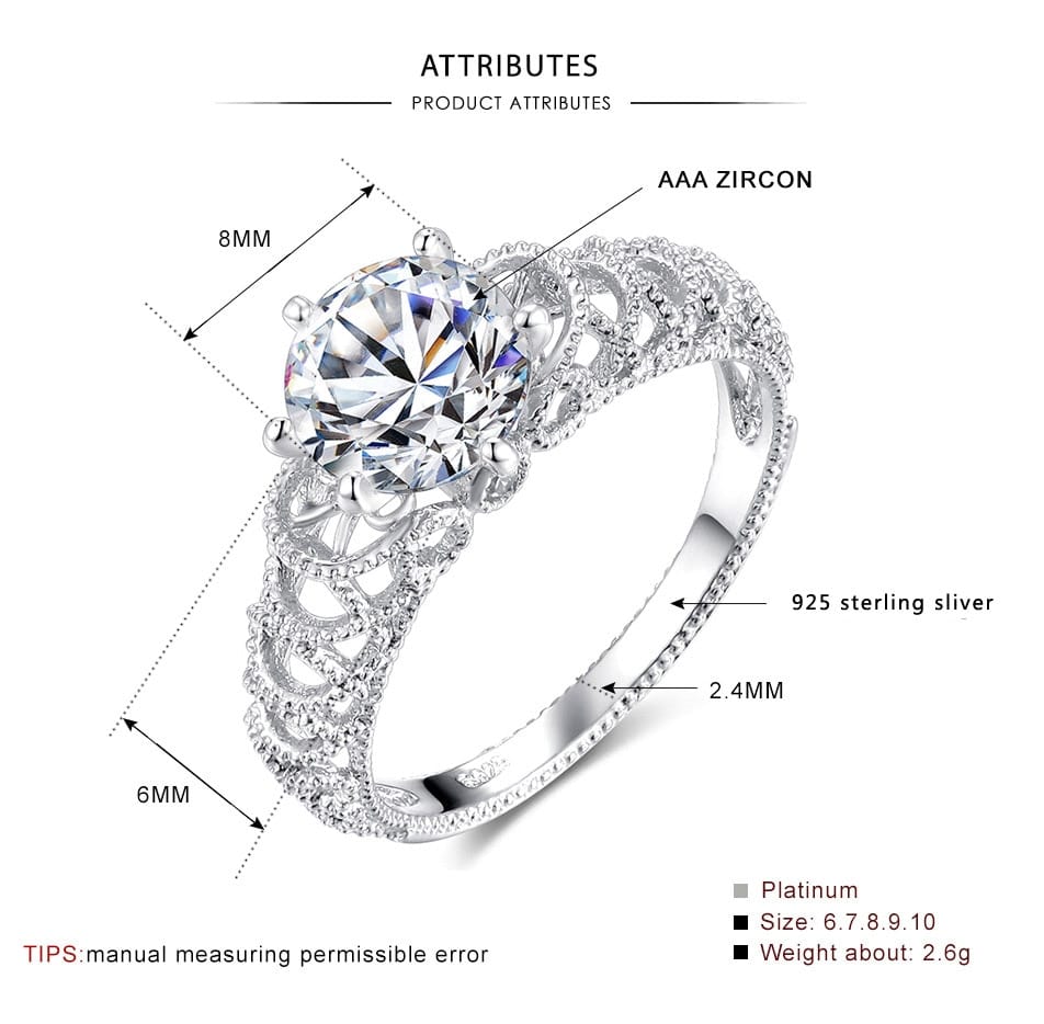 The Mystical Infinity Ring 925 Sterling Silver