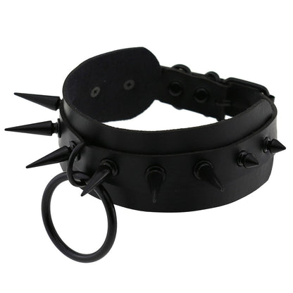 Matte Spiked O-ring Collar
