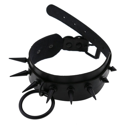 Matte Spiked O-ring Collar