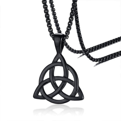 Irish Celtic Knot Triquetra Necklace