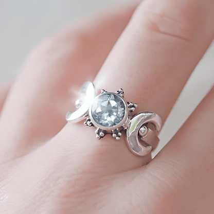 The Mystic Moon Goddess Ring