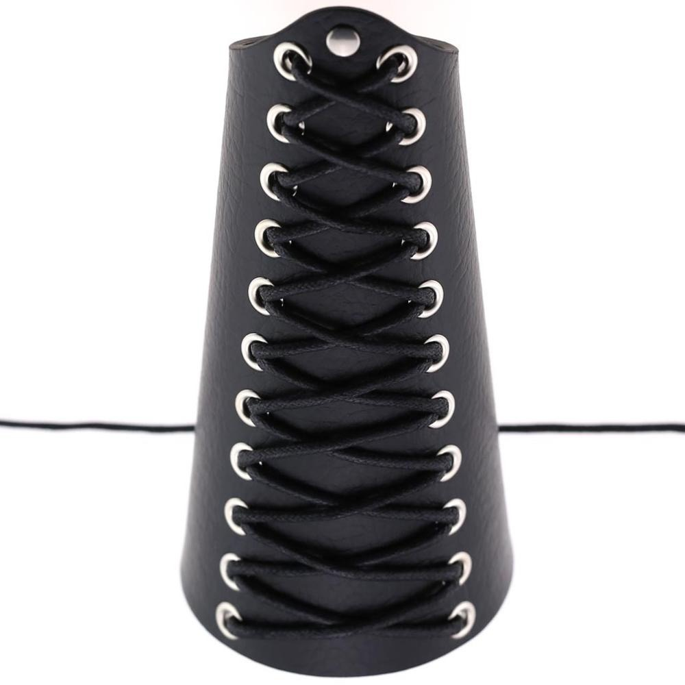 Punk Lace Up Pu Leather Bracelet / Wide Wrist Strap / Arm Bangles Bracelets